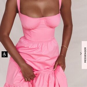 House of CB Elia french pink sundress